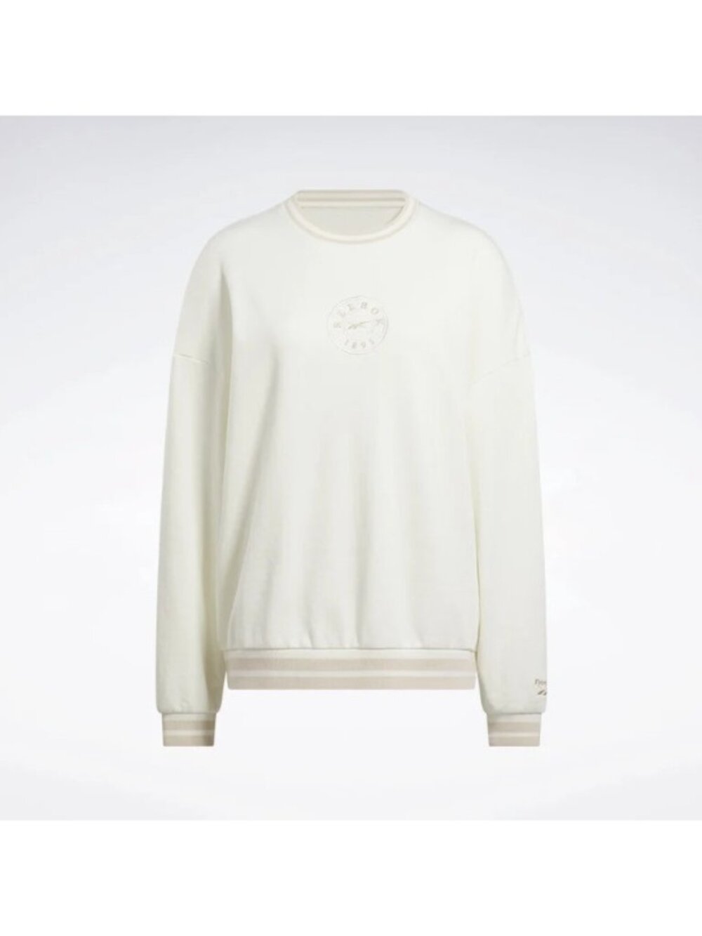Reebok 1895 Lawn Club Crew Sweatshirt Off White ( L )